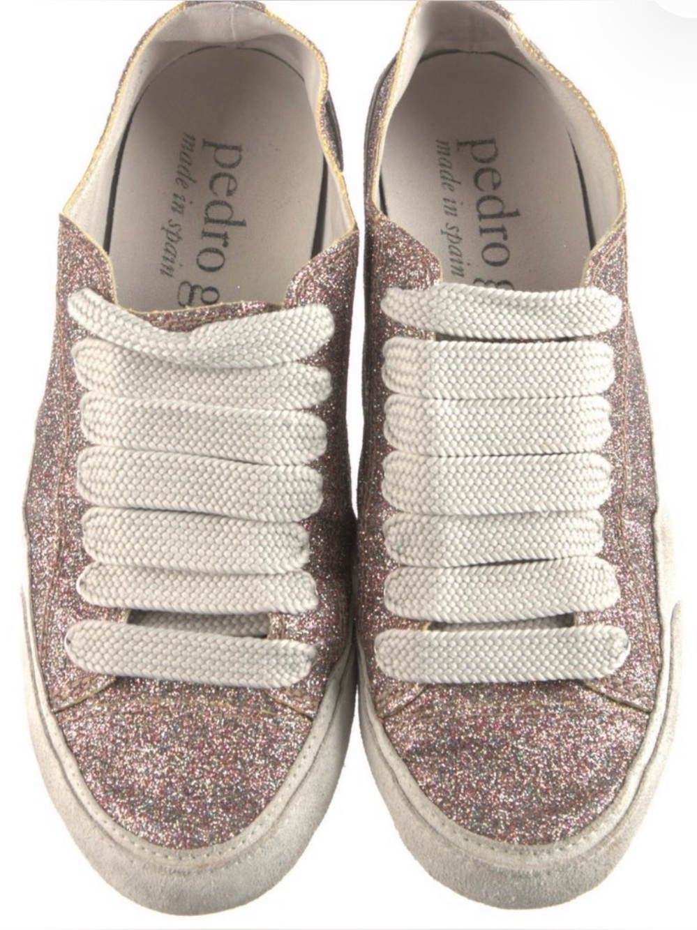Pedro Garcia Glitter Sneakers Size 7